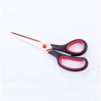 Office Scissors 8.5" Soft Grip Handle & Gold Titanium Coating Blades Household Scissors SCT9908