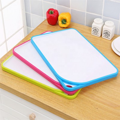 Fashion Style Colorful Kitchen Plastic Chopping Cutting Board