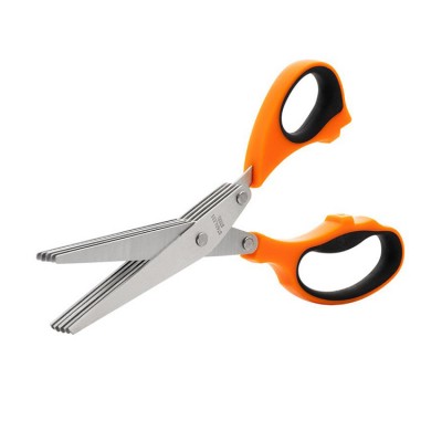 Five Blades Kitchen Scissors Stainless Steel Shredding Scissors Herb Scissors Kitchen Shears For Cutting Filaments